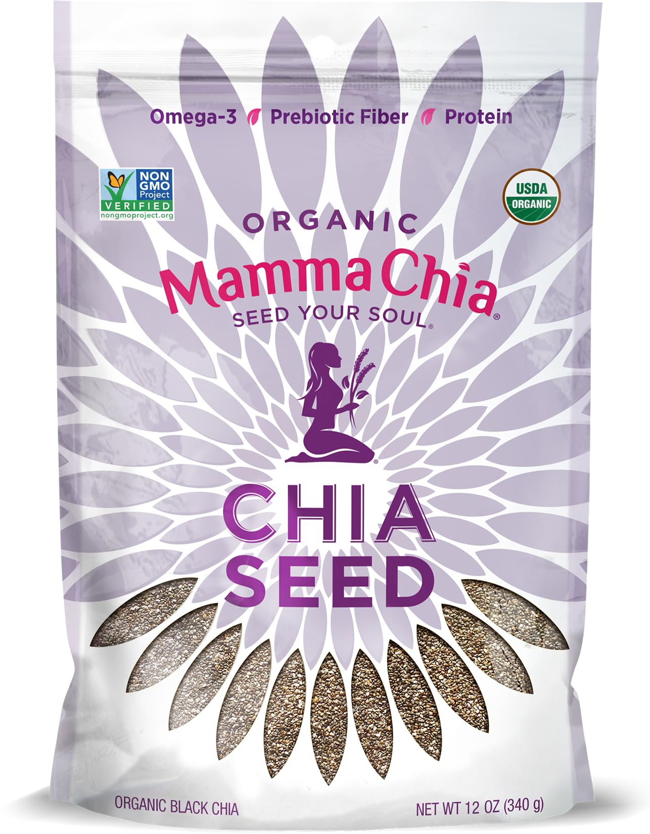Product image of Mamma Chia Organic Chia Seeds Black 12 oz 12 oz